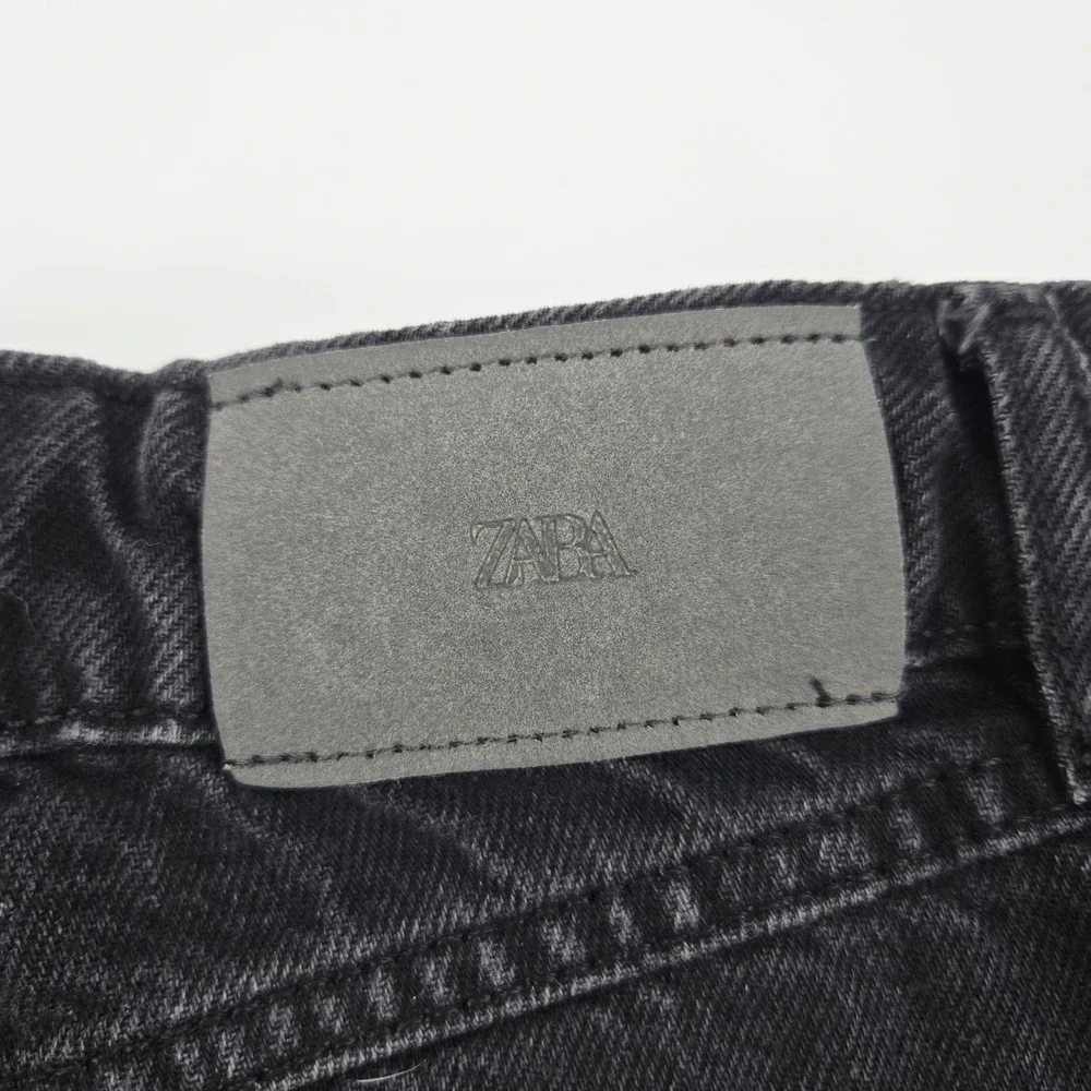 Zara Kids Distressed Black Denim Shorts Cut Offs Big Girls‎ 11-12 Years Jorts